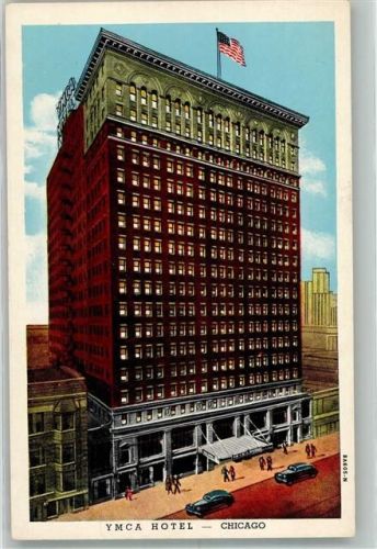 Chicago YMCA Hotel Wabash Avenue Oldtimer