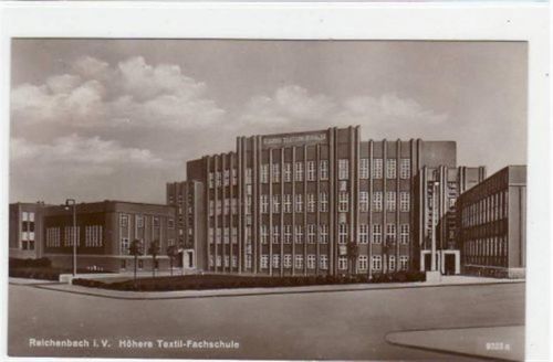 Reichenbach Reichenbach mit Höherer Textil - Fachschule gelaufen von 1928. Gute Erhaltung.