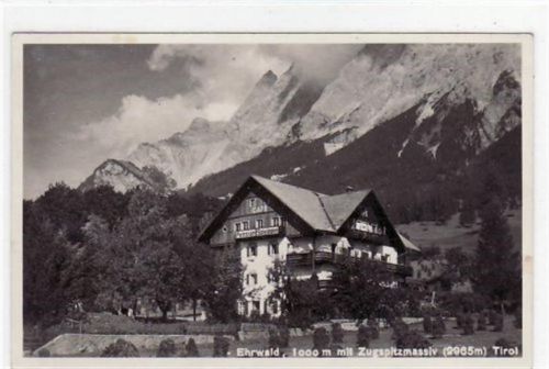 Ehrwald mit Pension Spielmann ungelaufen Gute Erhaltung.