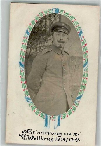 1917 Soldat Uniform 20. Inf. Rgt. I. Ers. Garnison Komp.