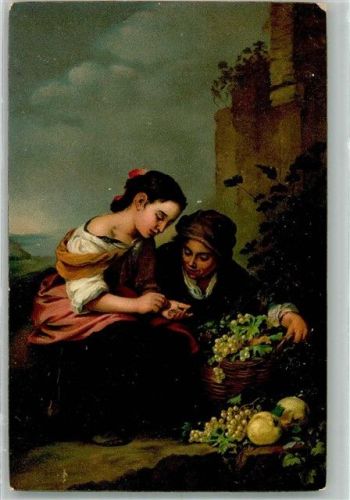 sign. Murillo Bartolome Esteban Die Geldzählerin 29981