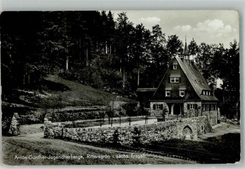 Rittersgrün 1938 Pension Jugendherberge