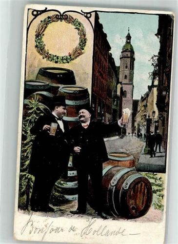 Bierfässer Bierkrug
