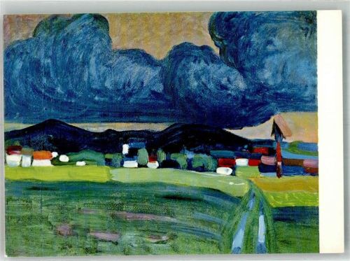 Murnau sign. Kandinsky, Wassilij Landschaft bei Murnau
