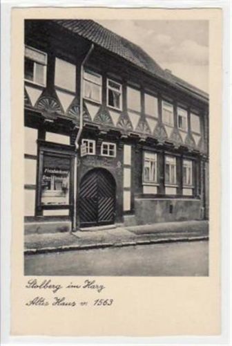 Stolberg Stolberg im Harz mit Altes Haus von 1563 ungelaufen Top Erhaltung.