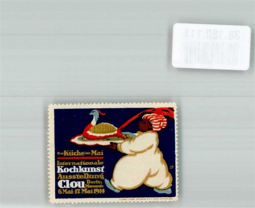 W1000 Berlin Mitte Internationale Kochkunst-Ausstellung Clou Mauerstraße Gewerbeausstellung Vignette