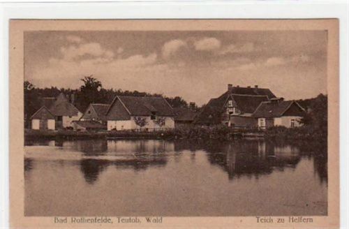 Bad Rothenfelde mit Teich zu Helfern ungelaufen Gute Erhaltung.