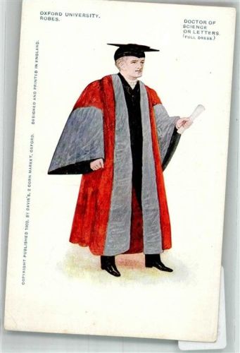 Oxford Universität Robe Doctor of Science or Letters