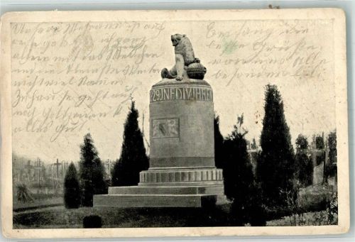 Lens Soldatenfriedhof Denkmal der 29. Inf. Div. v. Karl Wahl