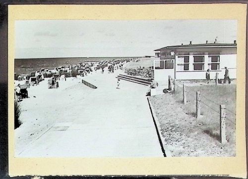 Döse Foto montiert auf Karton Gasthaus Fahrenbach Strand