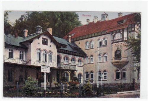 Liegau-Augustusbad Augustusbad bei Radeberg mit Kurhaus ungelaufen kleiner Knick unten links, leichte Eckabschürfungen, sonst gut erhalten.