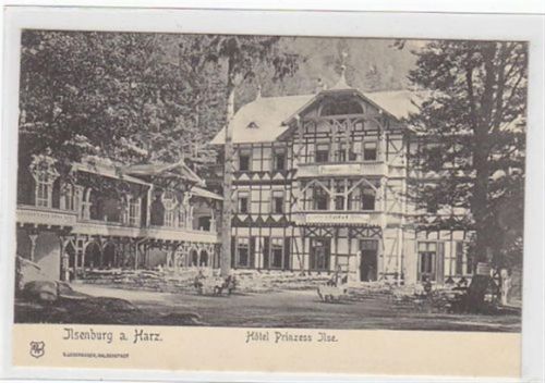 Ilsenburg Hotel Prinzess Ilse in Ilsenburg ungelaufen Top Erhaltung.