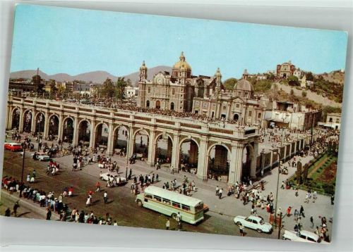Mexiko City Omnibus Auto Basilica de Guadalupe