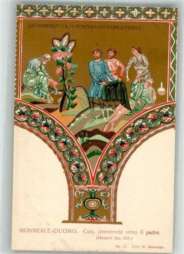 Monreale Duomo byzantinische Mosaike Edition G. Matranga No. 28