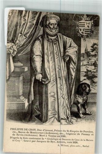 Philippe de Croy Wappen Cavalier King Charles Spaniel