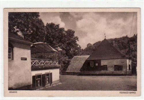 Frohnau Frohnau b. Annaberg mit Partie am Frohnauer Hammer gelaufen von 1928 kleiner Riß am linken Rand in der Mitte, sonst gut erhalten