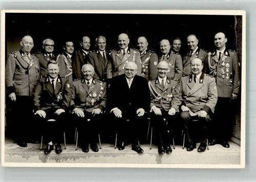 Offizierskorps d. Schützenvereins 1769 200 Jahr Feier Schützen FOTO KEINE AK
