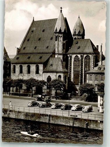 Frankfurt Leonhardskirche VW Käfer Litfaßsäule Verlag Peter Nagel