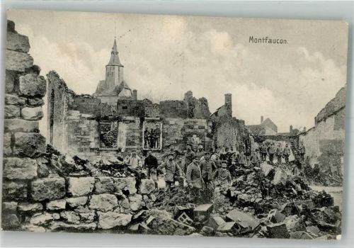 Montfaucon 1915 Uniform Feldpost WK I VI.Res.Korps