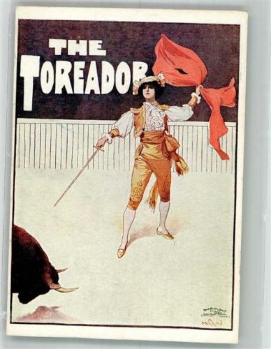 sign. Morrow Albert George The Toreador beschnitten