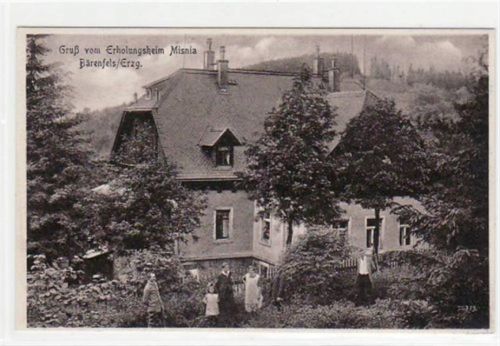 Kurort Bärenfels Bärenfels mit Erholungsheim Misnia ungelaufen Gute Erhaltung.