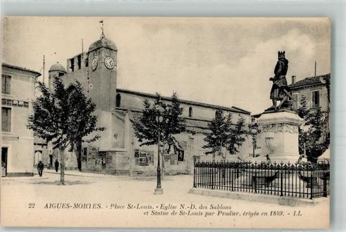 Aigues-Mortes Denkmal St. Louis Kirche Notre-Dame-des-Sablons