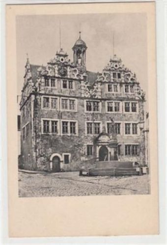 Bad Hersfeld, Druckmuster. ein altes Gebäude ungelaufen Leicht bügig, sonst gut erhalten