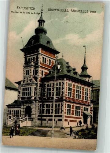 Brüssel Ausstellung 1910 Pavillon de la ville de Liége
