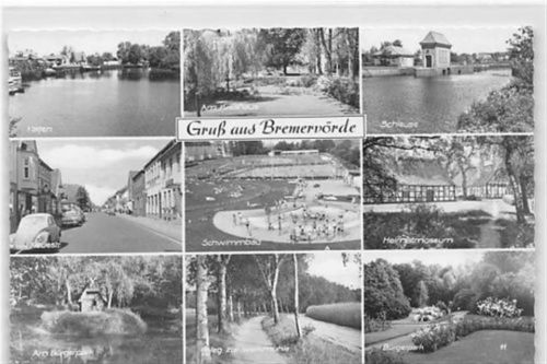 Neuestraße und Schleuse. Karte beschrieben Gute Erhaltung.