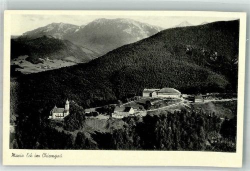Eisenärzt Fliegeraufnahme Maria Eck Chiemgau Berggasthof Gasthaus