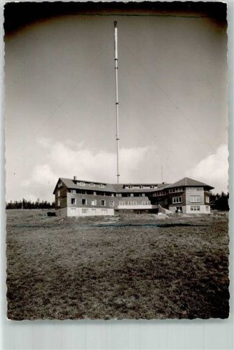 Torfhaus Jugendherberge mit Sender NDR Foto Original aus Archiv eines Ansichtskartenverlags Ort handschriftlich