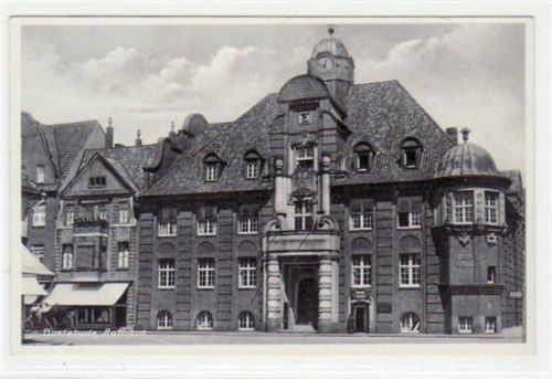 Buxtehude Buxtehude mit Rathaus ungelaufen Ecken mit Albumabdrücken, sonst gut erhalten
