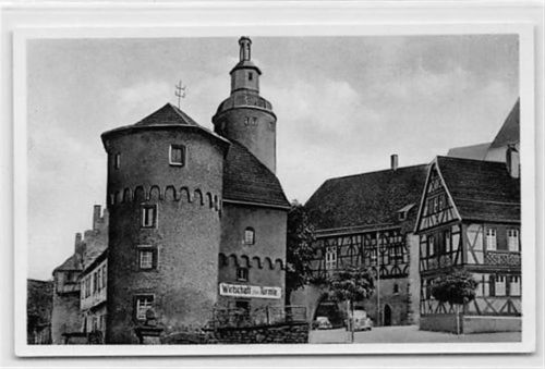 Tauberbischofsheim Tauberbischofsheim. Gaststätte zum Türmle ungelaufen Nachkriegskarte. Top Erhaltung.