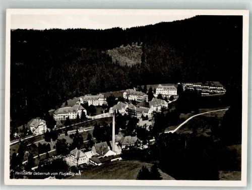 Überruh 1937 Fliegeraufnahme der Heilstätte Ueberruh