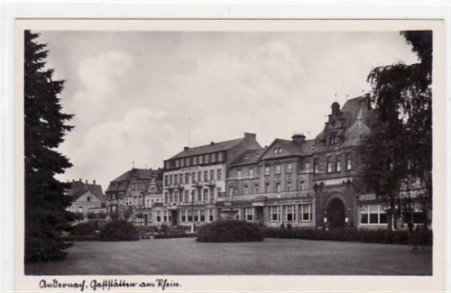 Andernach am Rhein mit Gaststätten am Rhein ungelaufen Gute Erhaltung.