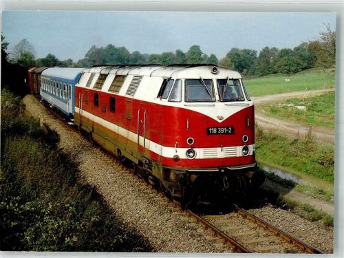 Löbau Diesel-Hydraulische Lokomotive 118391-2 Fotograf Wolfgang Walper