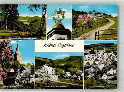 Brauersdorf Schönes Siegerland Netphetal Krönchen Rödgen Kirche Freudenberg Baumblüte
