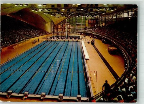 München 1972 Die Schwimmhalle im Olympiapark