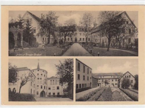 Institut Brede - Brakel mit 3 Abbildungen ungelaufen Leicht bügig, kleiner Knick unten links, sonst gut erhalten