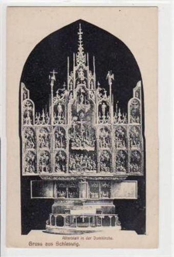 Schleswig Schleswig mit Altarblatt in der Domkirche ungelaufen Gute Erhaltung.