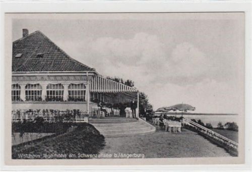 Angerburg Waldhaus Jägerhöhe am Schwenzaltsee bei Angerburg / Wegorzewo ungelaufen Top Erhaltung.