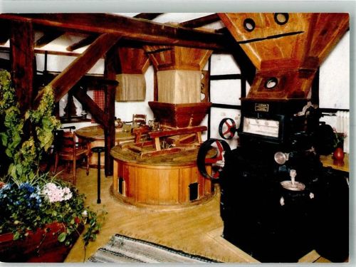51588 W5223 Nümbrecht Foto AK Cafe Restaurant Historische Holsteinsmühle Gasthaus Blumen Gastraum