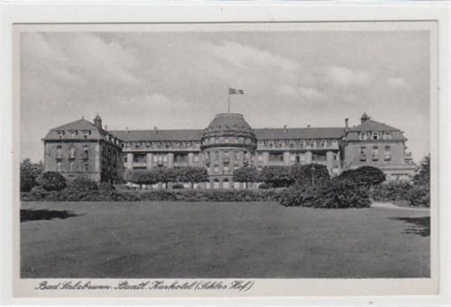 Bad Salzbrunn Bad Salzbrunn / Szczawno-Zdrój - Kreis Waldenburg / Walbrzych. Staatliches Kurhotel (Schles. Hof) ungelaufen Top Erhaltung.