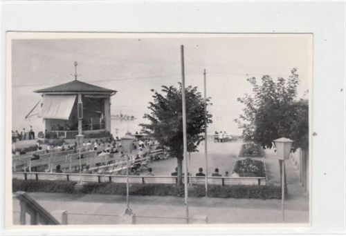 Binz Binz auf Rügen mit Promenade und Blick aufs Meer ungelaufen Top Erhaltung.