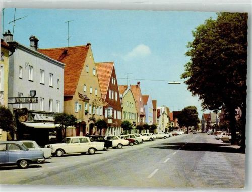 Erding Straße Auto Stadt Theater Uhr Widmann