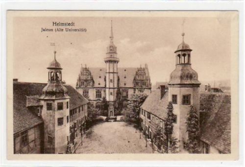Helmstedt. ein Blick auf das Juleum ( Alte Universität ) ungelaufen Gute Erhaltung.