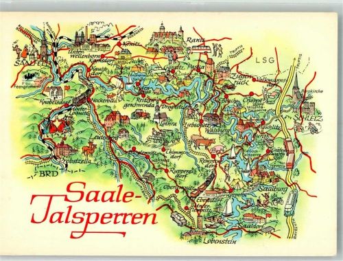 Saalburg Saale Talsperren