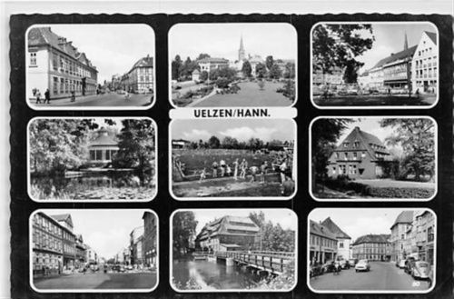 Uelzen Schwimmbad und Straßenpartien ungelaufen Gute Erhaltung.