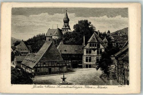 Goslar Frankenberger Plan u. Kirche