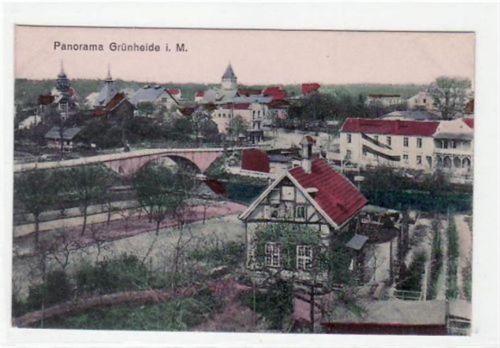 Grünheide i.M.. Abgebildet ist das Panorama. Postalisch ungelaufen. Sehr gute Erhaltung.